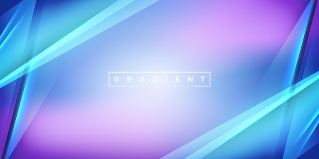 Fondo azul de gradiente abstracto vectorial