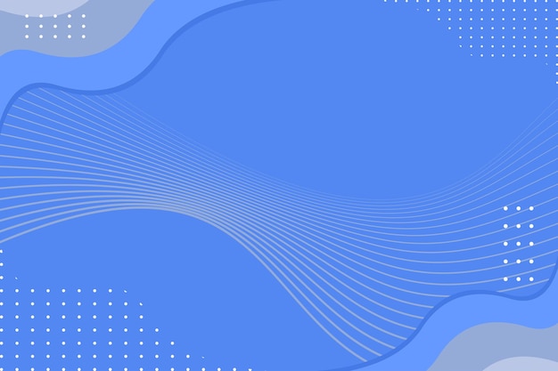 Fondo azul gradiente capa moderna estandarte anual en diseño de onda plantilla moderna EPS 10