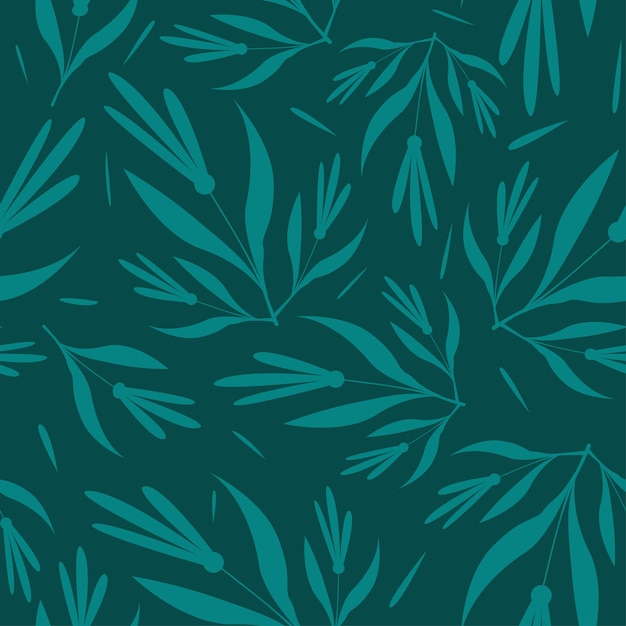 un fondo azul con hojas y la palabra palma