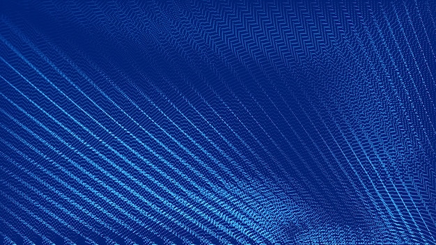 fondo azul con líneas y curvas efecto punto de medio tono fondo ondulado líneas onduladas patrón azul