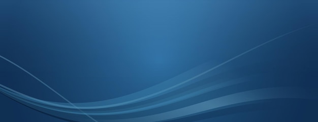 Un fondo azul liso con patrones de ondas que fluyen