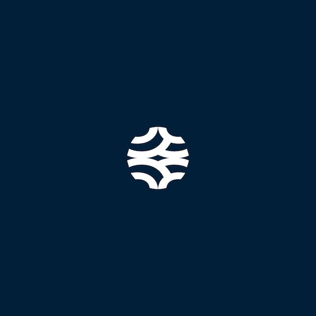 un fondo azul con un logotipo blanco que dice todo