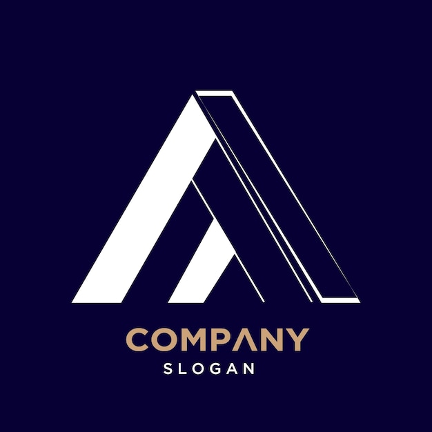 un fondo azul con el logotipo de la empresa