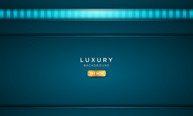 Fondo azul de lujo con estilo de metal sólido.