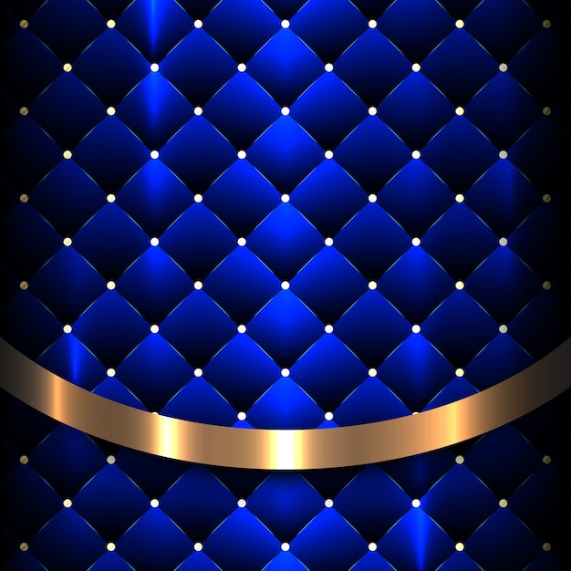 Vector fondo azul de lujo