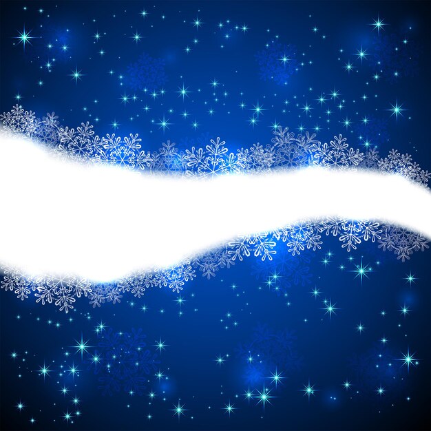 Fondo azul de Navidad