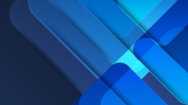 Fondo azul y negro moderno abstracto Diseño de ilustración vectorial para presentación banner portada web flyer tarjeta cartel papel pintado textura diapositiva revista y powerpoint