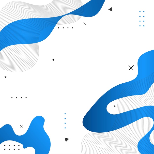 Fondo azul ondulado con espacio para copiar