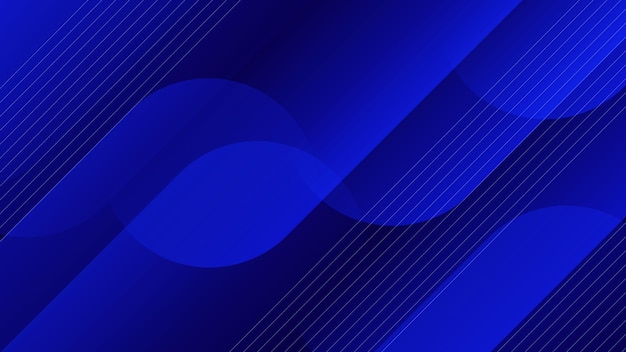 Fondo azul oscuro abstracto Diseño moderno Formas geométricas