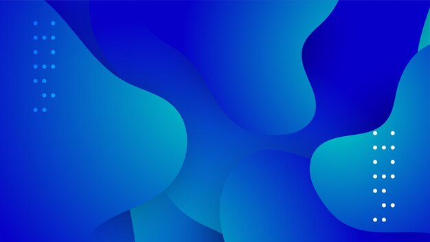 Fondo azul oscuro abstracto con formas geométricas Ilustración vectorial