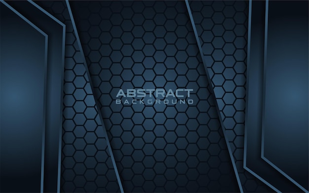 Fondo azul oscuro abstracto con ilustración de fondo moderno de diseño texturizado