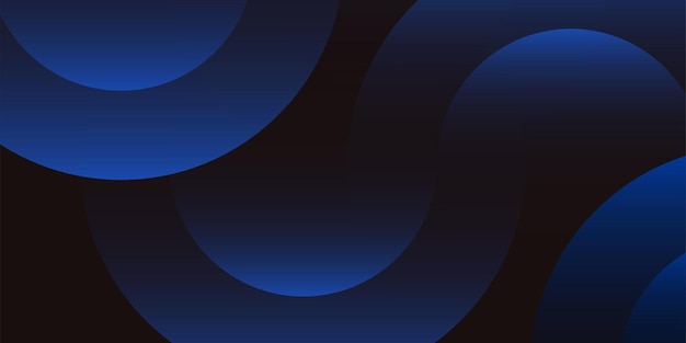 Fondo azul oscuro abstracto con líneas curvas brillantes líneas curvas de remolino azul brillante diseño en espiral