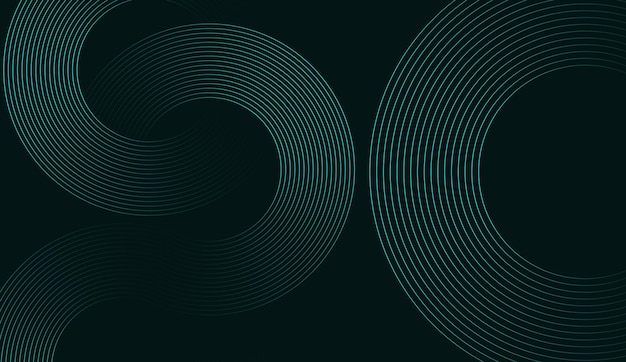 Fondo azul oscuro abstracto con líneas de patrón geométrico brillantes