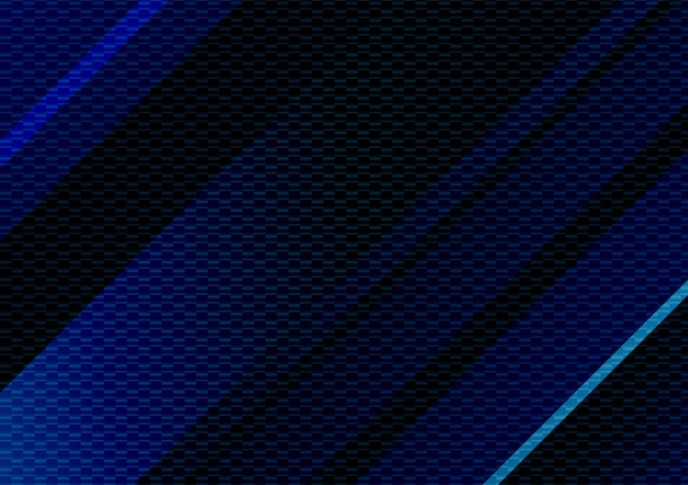 Fondo azul oscuro abstracto con líneas de rayas diagonales y sombra