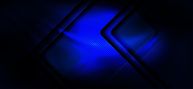 Vector fondo azul oscuro dos marcos texturales abstractos con siluetas de flechas de color oscuro