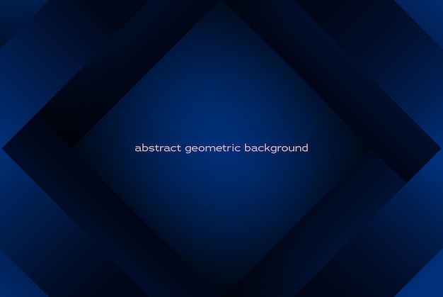 Fondo azul oscuro geométrico moderno Fondo de formas abstractas azul oscuro
