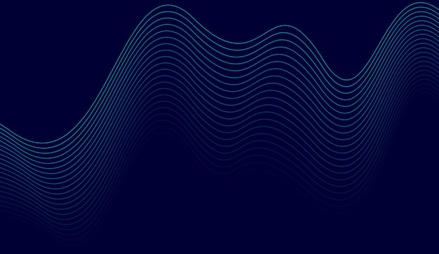 Fondo azul oscuro con una línea ondulada