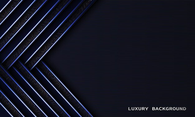 fondo azul oscuro, con líneas plateadas brillantes y textura de puntos