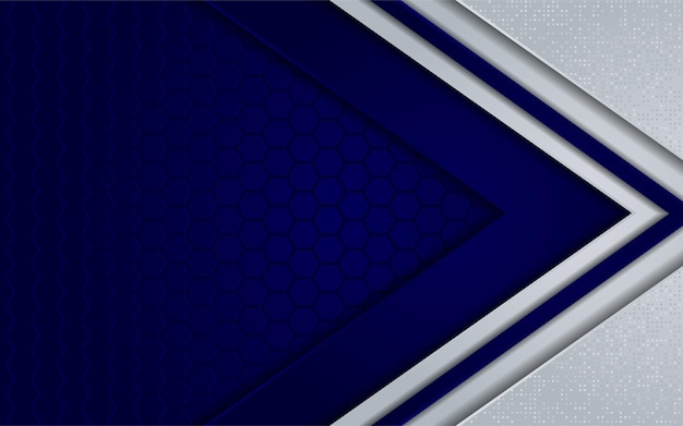 Fondo azul oscuro de lujo combinado con brillo blanco