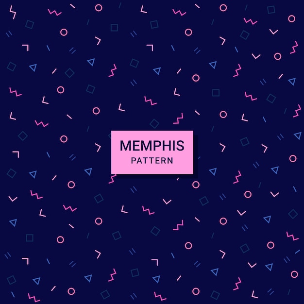 Fondo azul oscuro del modelo inconsútil de memphis.