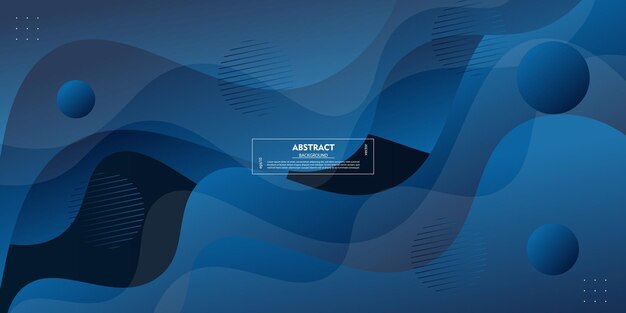 Fondo azul oscuro simple con patrón de gradiente azul ondulado Diseño moderno adecuado para el fondo