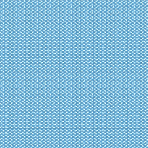 fondo azul con un patrón de pequeñas flores blancas