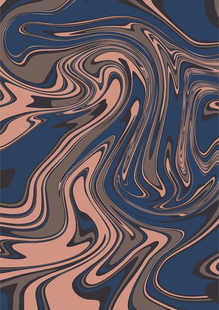un fondo azul con un patrón rosa y azul