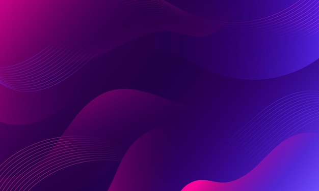 Fondo azul púrpura abstracto con formas onduladas adecuado para carteles de folletos de sitios web