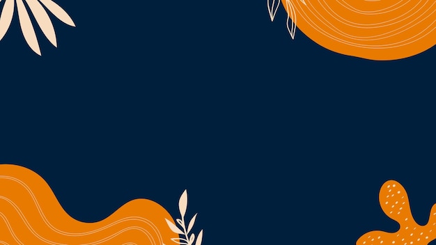 un fondo azul con rayas naranja y naranja e un patrón sin costuras vectorial de fondo azul