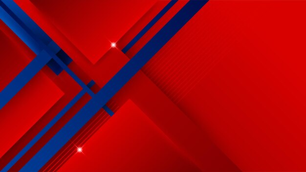 Fondo azul y rojo abstracto
