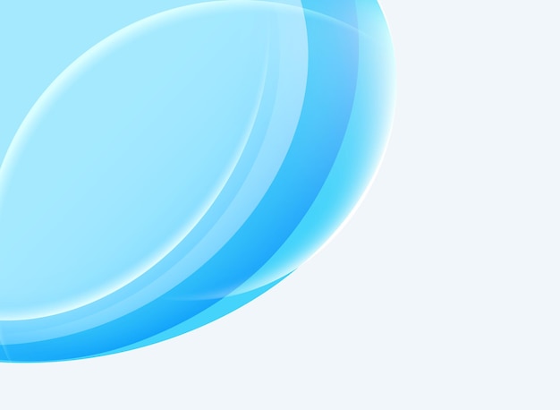 Fondo azul con salpicaduras de agua Ilustración vectorial para su diseño