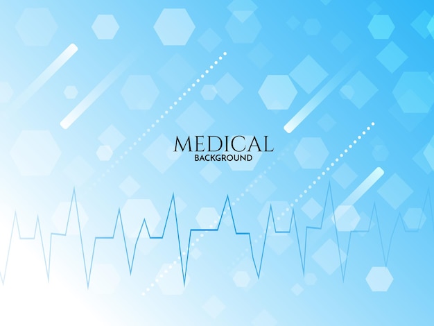 Fondo azul de salud y ciencia médica VectorxA