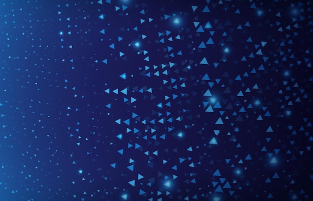 Fondo azul de semitono hexagonal