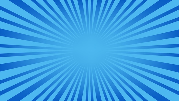 fondo azul sunburst para elemento de diseño gráfico