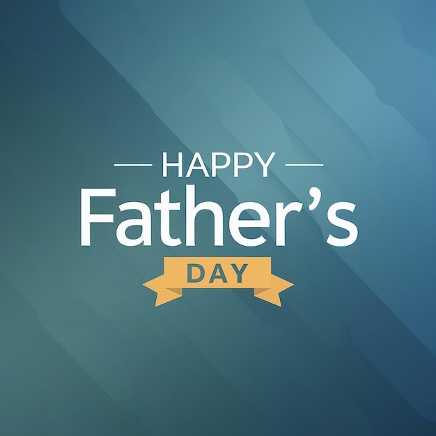 un fondo azul con un texto feliz día del padre