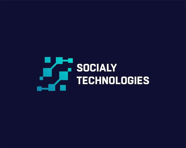 Un fondo azul con el texto sobre tecnologías sociales.