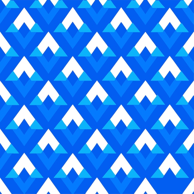 fondo azul textura geométrica patrón sin costuras arte vectorial e ilustración