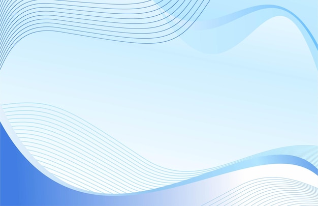 fondo azul vectorial diseño elegante de fondo de onda azul