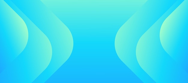 Fondo azul y verde abstracto moderno con elementos elegantes ilustración vectorial