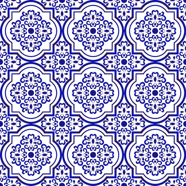 Vector fondo de azulejos de cerámica