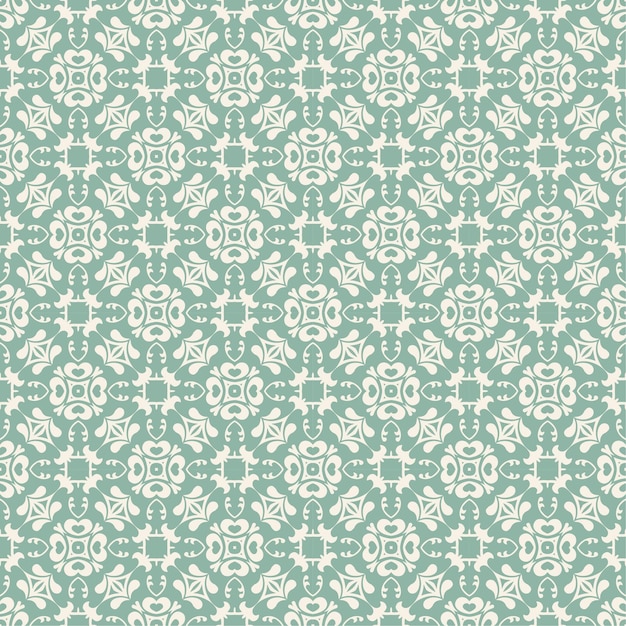 Fondo de azulejos decorativos con diseño de patrón sin costuras