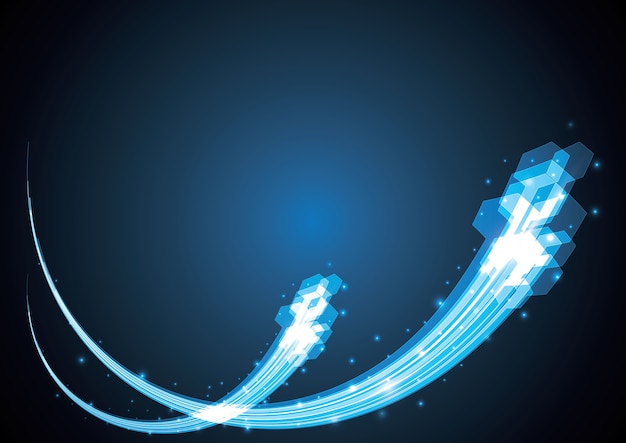 Fondo de banda abstracta de tecnología