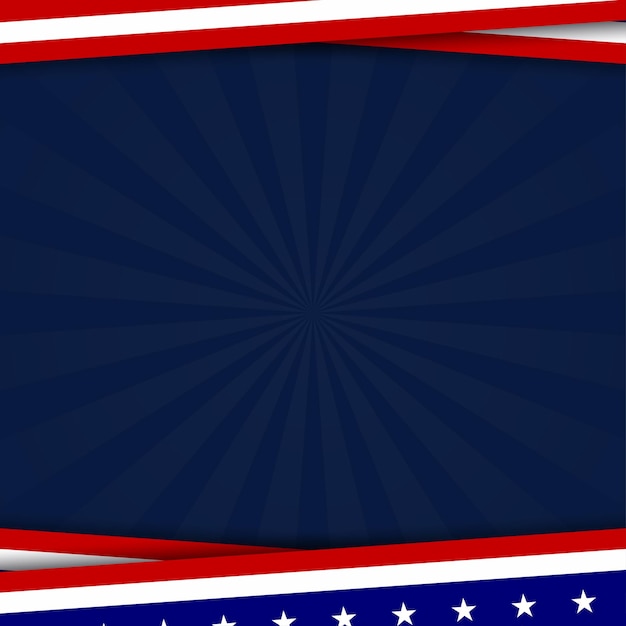 Vector fondo de la bandera americana para cualquier evento
