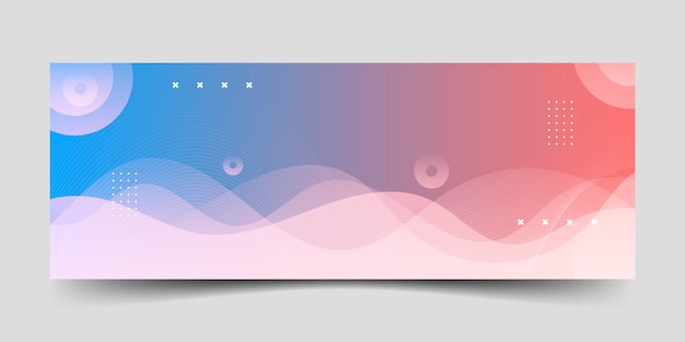 fondo de la bandera colorido, gradación geométrica de onda eps 10
