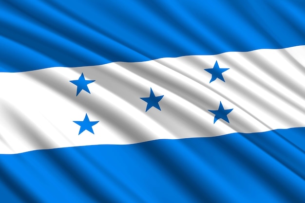 Fondo de bandera ondeante