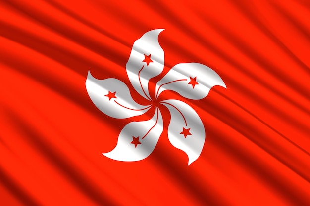 Fondo de bandera ondeante