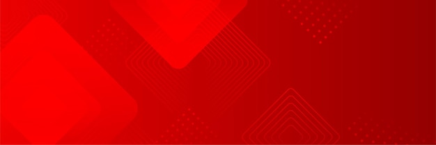 Fondo de bandera roja abstracta Diseño de bandera abstracta en tonos de rojo Bandera ancha roja con diseño de patrón de líneas Bandera de onda moderna Fondo rojo Moderno bandera de gradiente rojo fluido con forma curva
