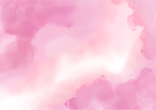 fondo de banner abstracto acuarela rosa