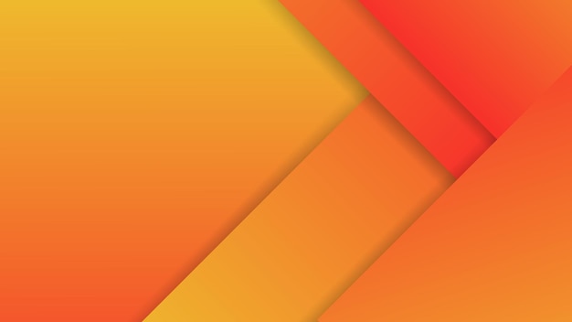 Fondo de banner abstracto con naranja