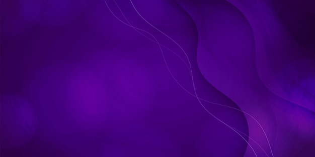 fondo de banner abstracto de negocios púrpura oscuro con publicación de diseño de vector de formas onduladas de degradado fluido